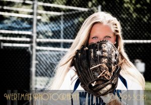 senior softball girl